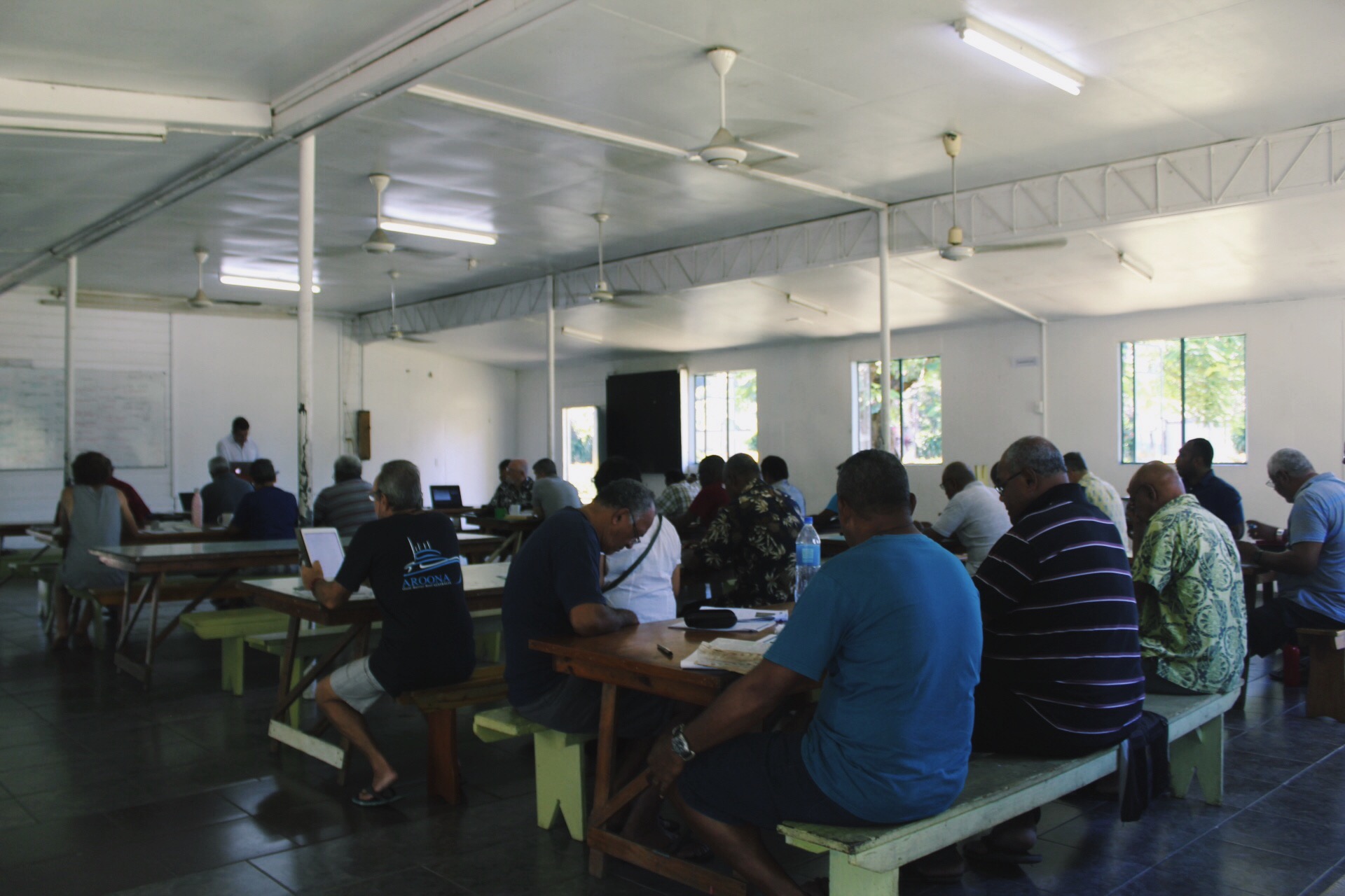 Preektraining in Fiji, januari dit jaar Preektraining in Fiji, januari dit jaar