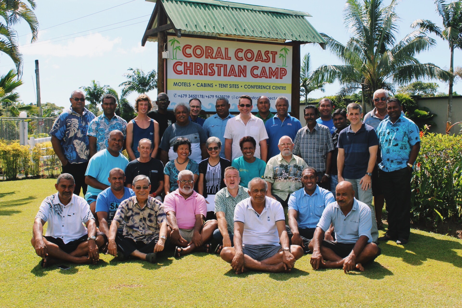 Deelnemers aan de allereerste Langham Preektraining in Fiji dit jaar Deelnemers aan de allereerste Langham Preektraining in Fiji dit jaar