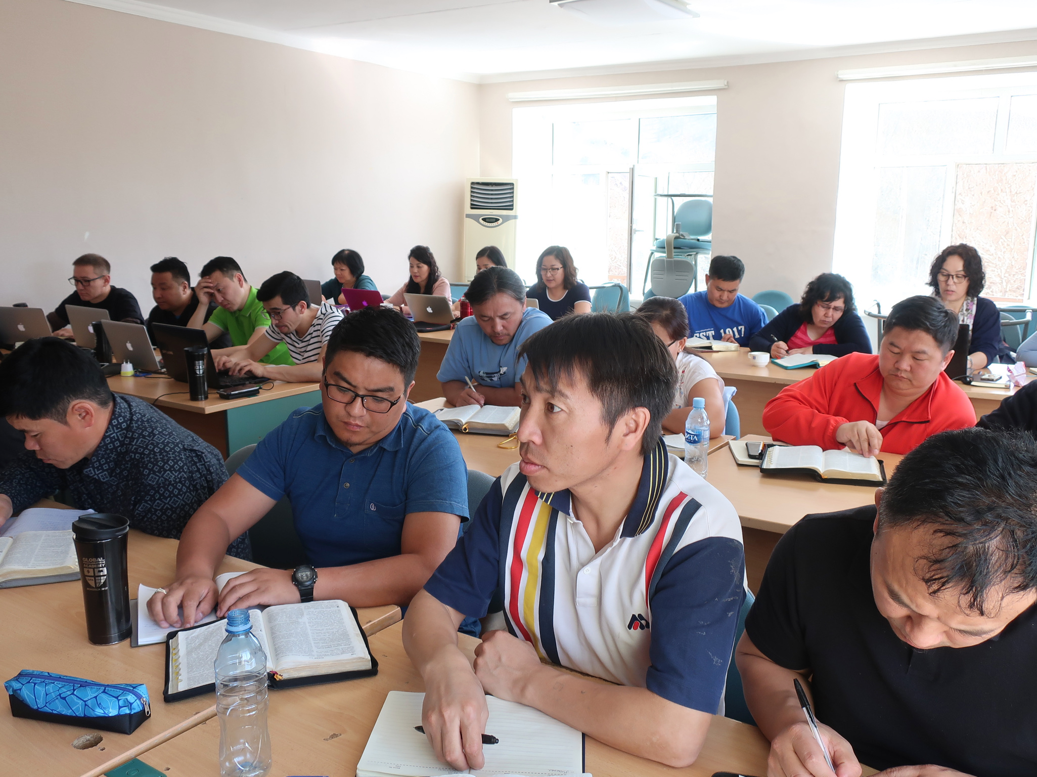 Preaching training in Mongolia.