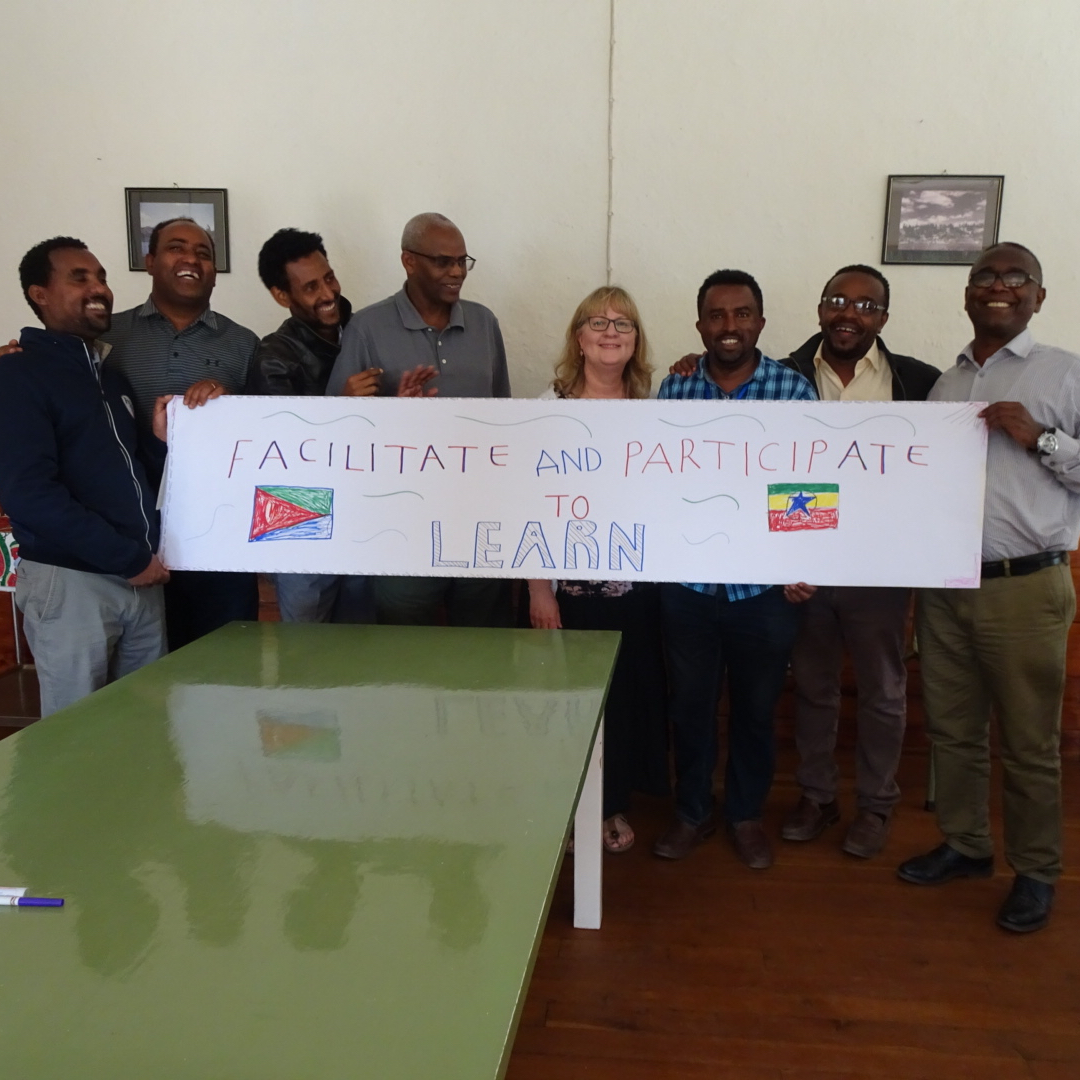 Ruth Slater at a training workshop in Ethiopia. Ruth Slater at a training workshop in Ethiopia.