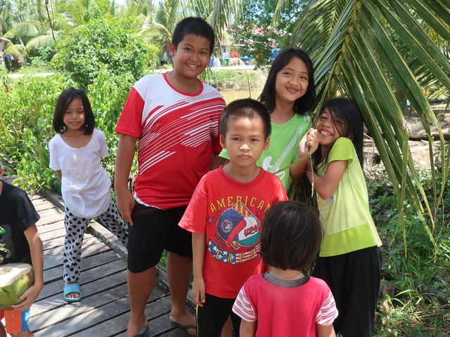 Village children in East Malaysia.