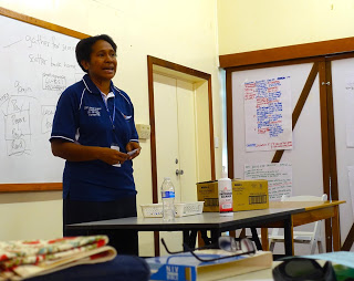 Woman at Langham Preaching seminar