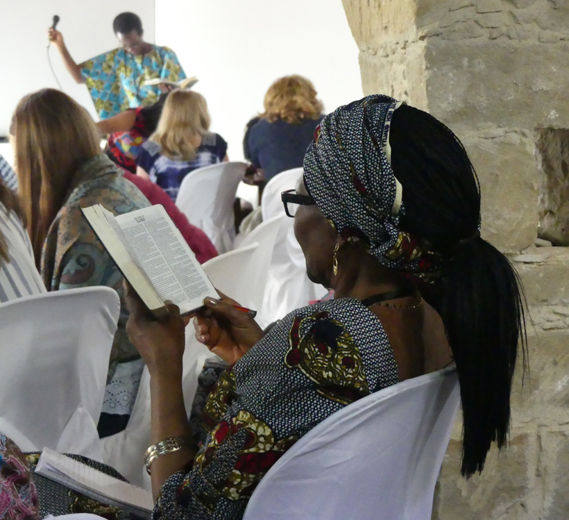 Session at Global Women's Forum.