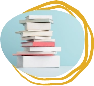 A stack of books