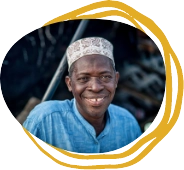 A smiling man