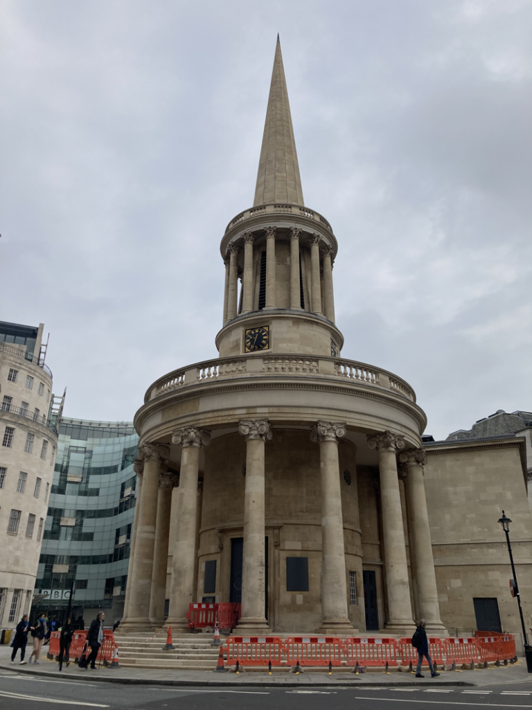 All Souls, Langham Place, London.