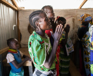 Worshippers in Kenya